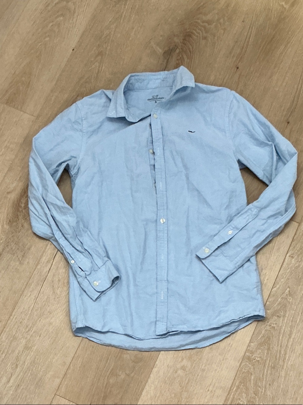 Vineyard Vines Men's Pale Blue Button-Down Shirt
